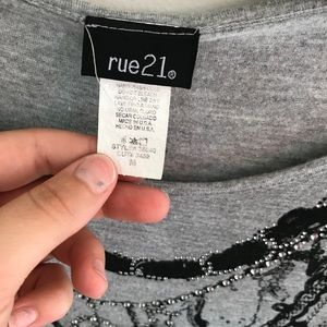 Rue 21 gray dolman style T-shirt top